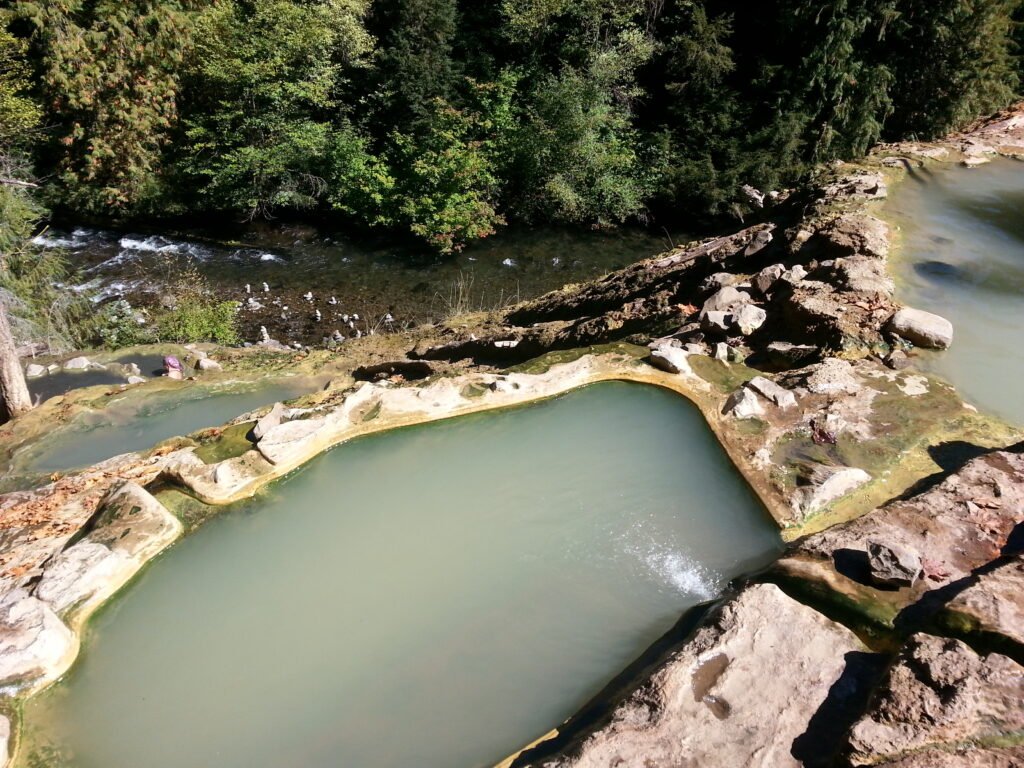 Hidden hot springs in the Western US