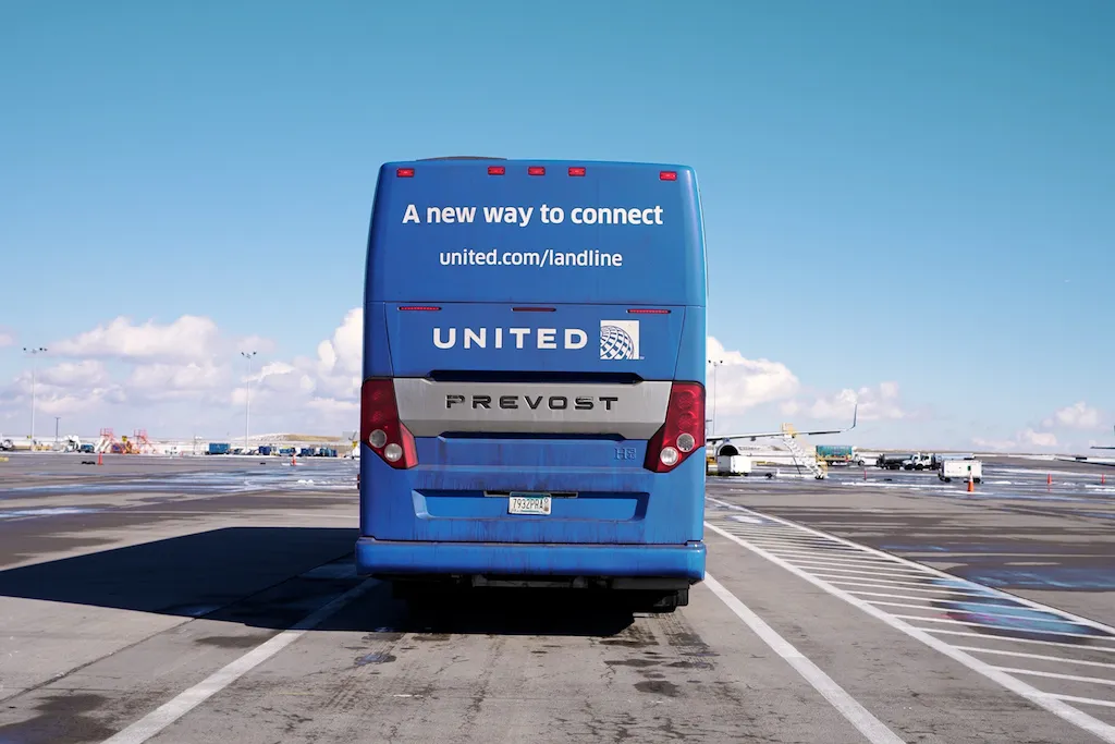United Airlines Discontinue Landline Bus in 2025.