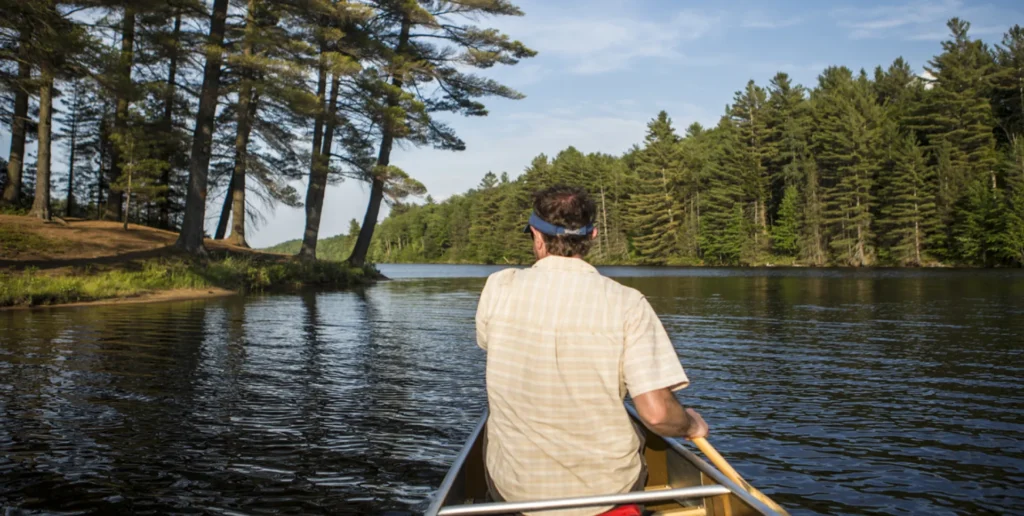 Beaver Pond Canoeing in Adirondacks