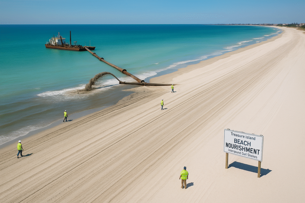 Beach restoration projects in Florida 2025