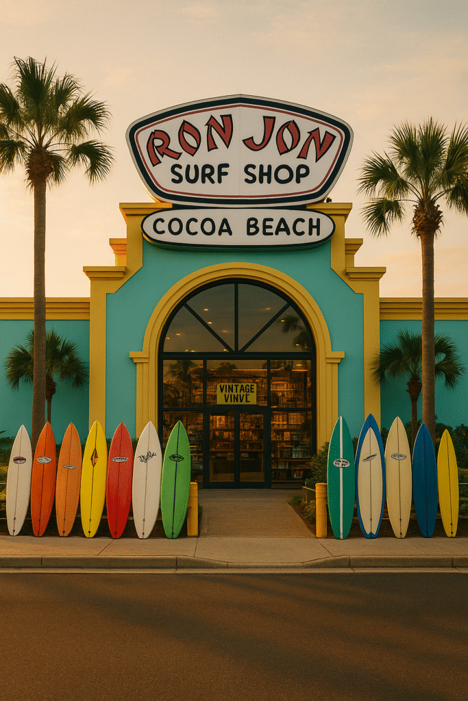 Surf and Vinyl Shops in Cocoa Beach