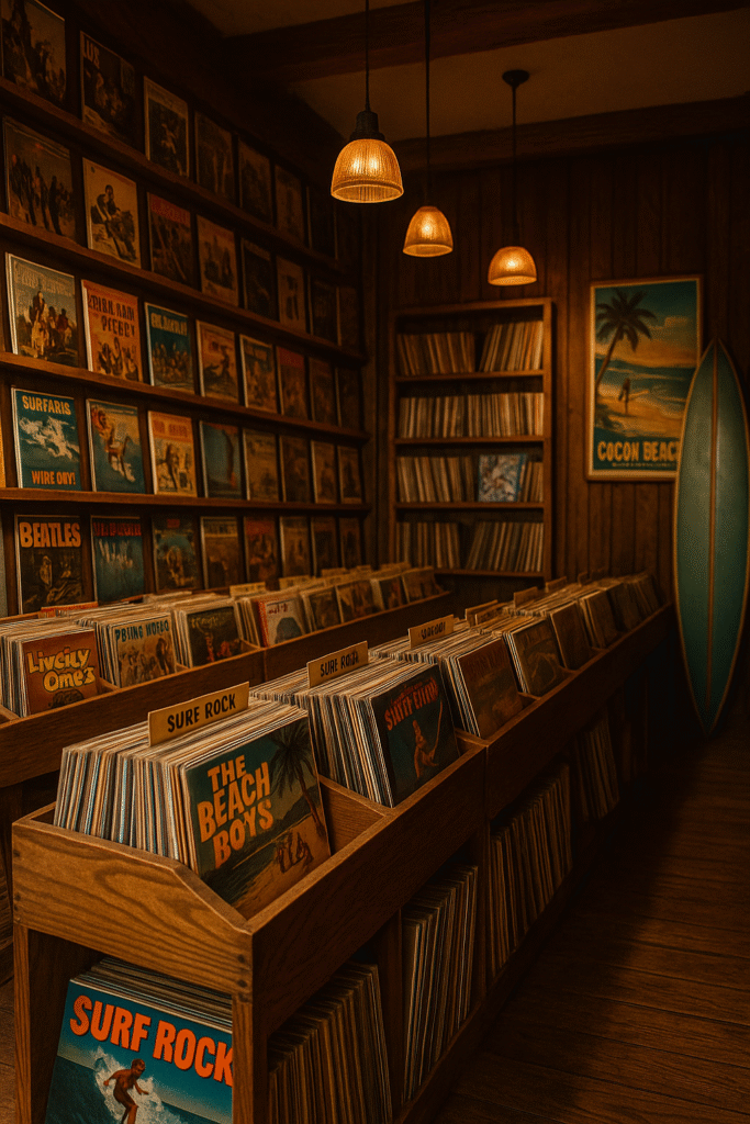 Surf and Vinyl Shops in Cocoa Beach