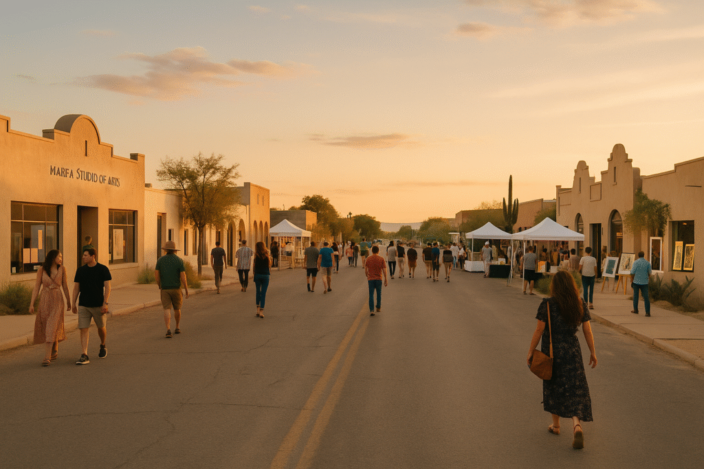 Enjoy the Vibrant Tiny Town Art Crawl Marfa TX 2025