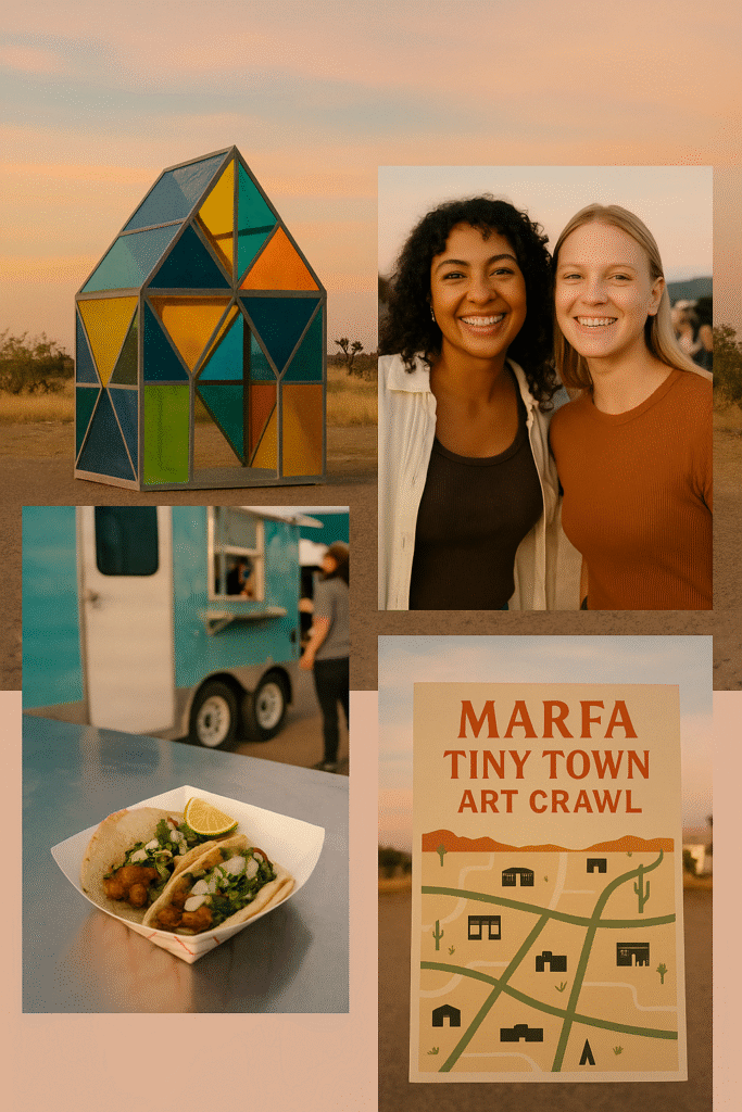 Tiny Town Art Crawl Marfa TX