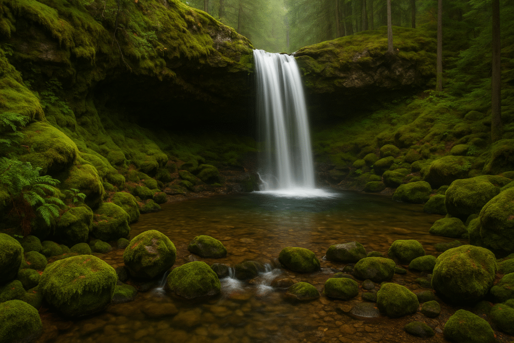 Mossy Grotto Walk Grotto Falls Bozeman MT