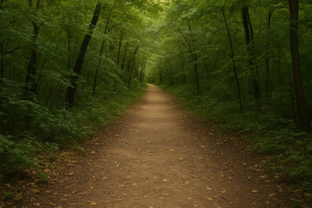 Shaded Creek Trail Turkey Mountain Tulsa OK