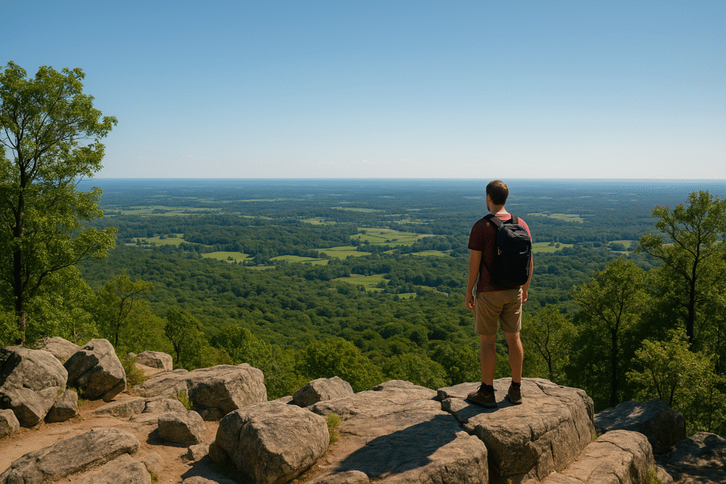 Half-Mile Summit Sugarloaf Mountain MD with Amazing Views