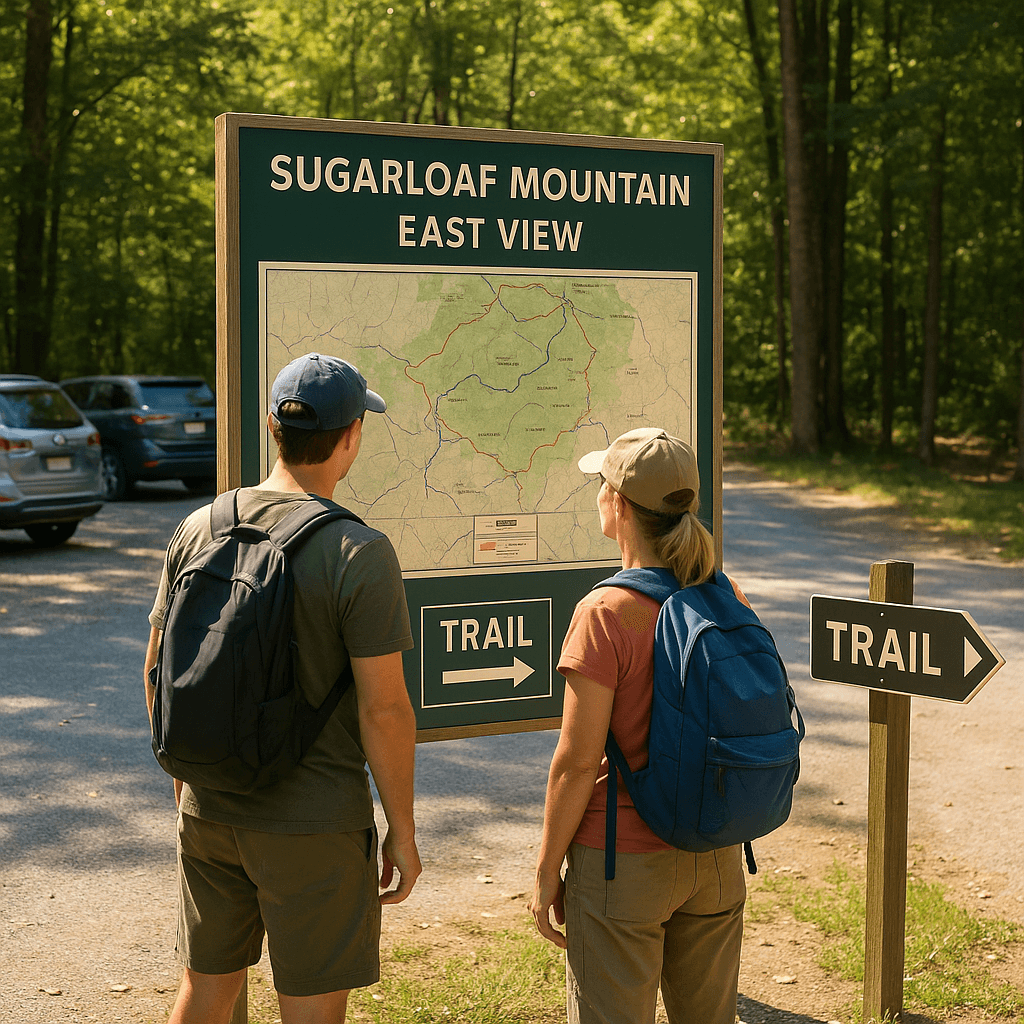 Half-Mile Summit Sugarloaf Mountain MD