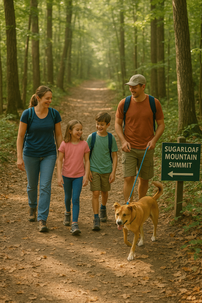 Half-Mile Summit Sugarloaf Mountain MD