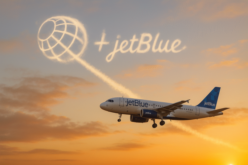 JetBlue United Blue Sky partnership