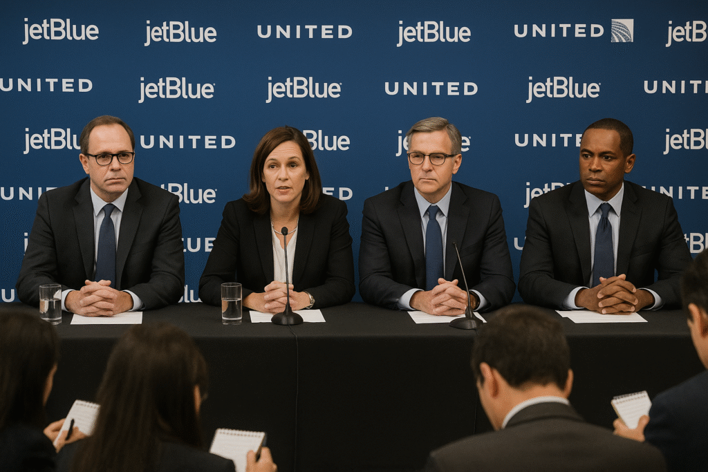 JetBlue United Blue Sky partnership