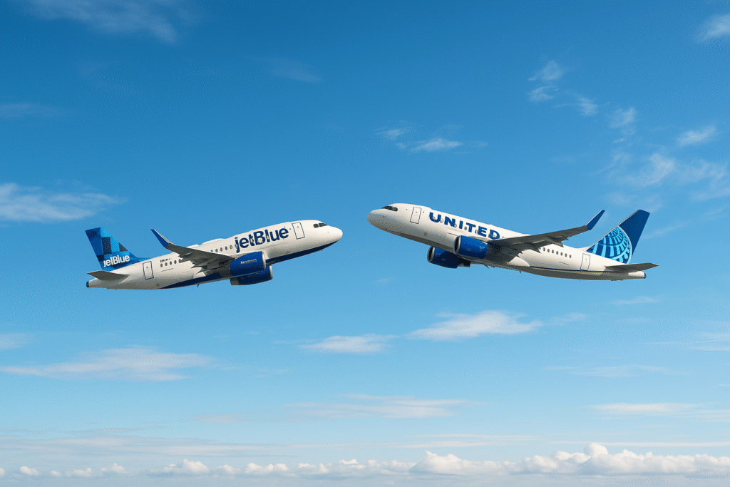 JetBlue United Blue Sky partnership